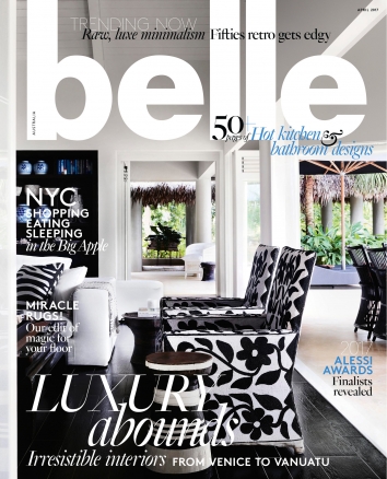 Belle April 2017 Cover Greg Natale Design